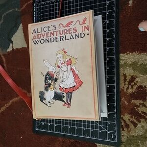 Alice in wonderland book purse